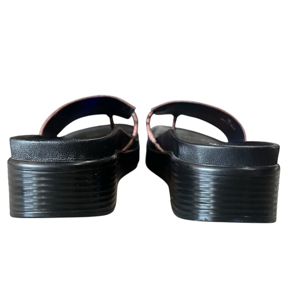 Donald Pliner Sandals Size 10 NWOB Rose Python Animal Print FiFi Platform - Picture 9 of 11